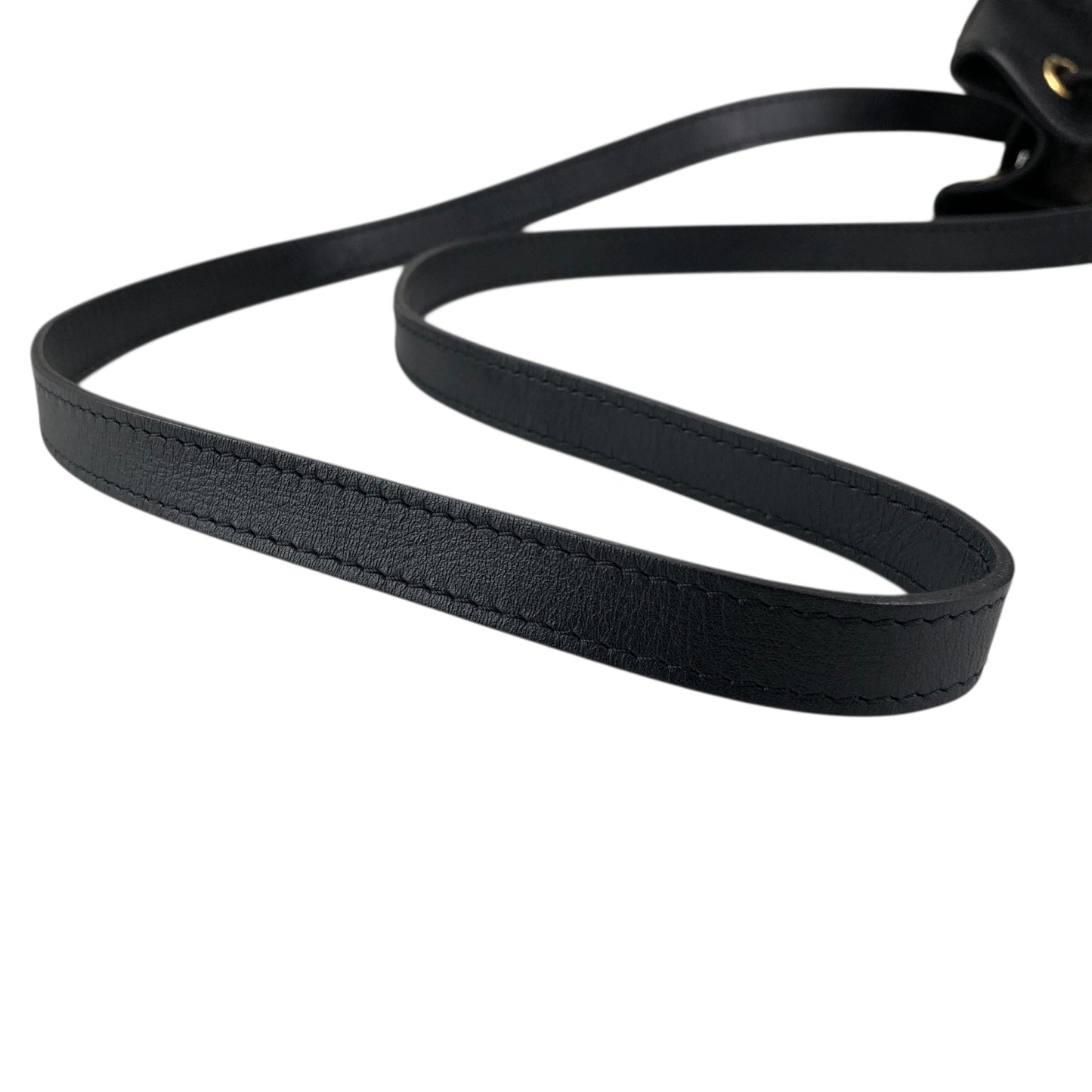 Christian Dior CD Logo Drawstring Shoulder bag Black Vintage t4tu7b