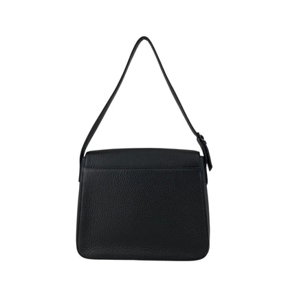 Yves Saint Laurent Logo Shoulder bag Black Vintage sivry5