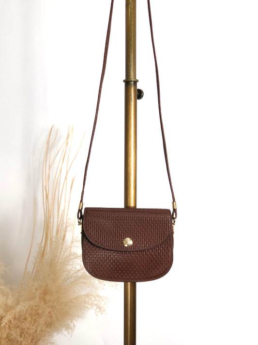 CELINE Triomphe Small Shoulder bag Brown Vintage mgieg8