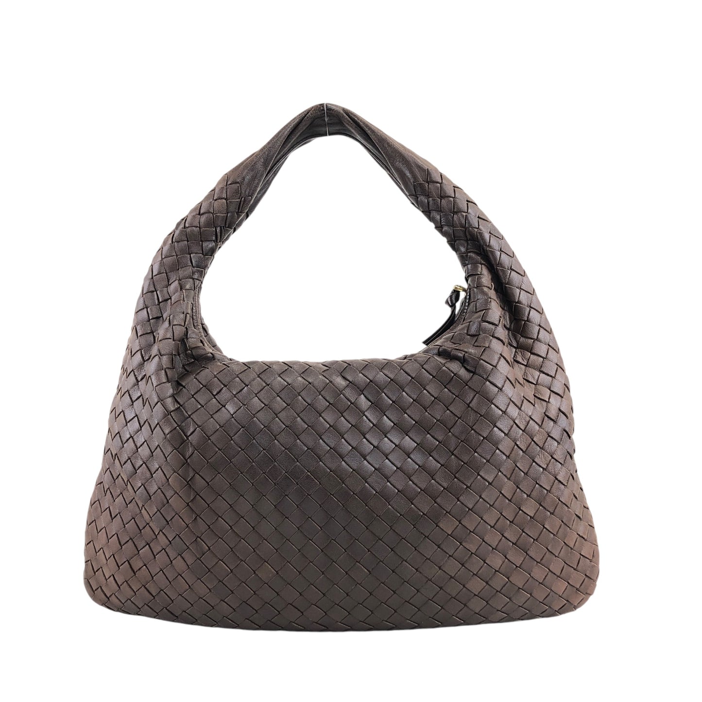 Bottega Veneta Intrecciato Shoulder bag Brown Vintage 8tkbwv