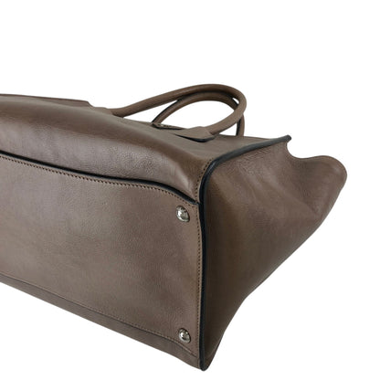 PRADA Triangle Logo Two-way Handbag Shoulder bag Brown Vintage miurph