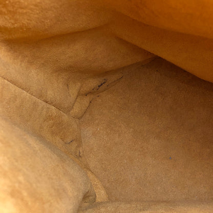 LOUIS VUITTON Epi Drawstring Shoulder bag Brown Vintage 7sxwmb