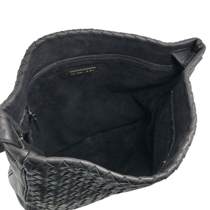 Bottega Veneta Intrecciato Shoulder bag Black Vintage e8ihib