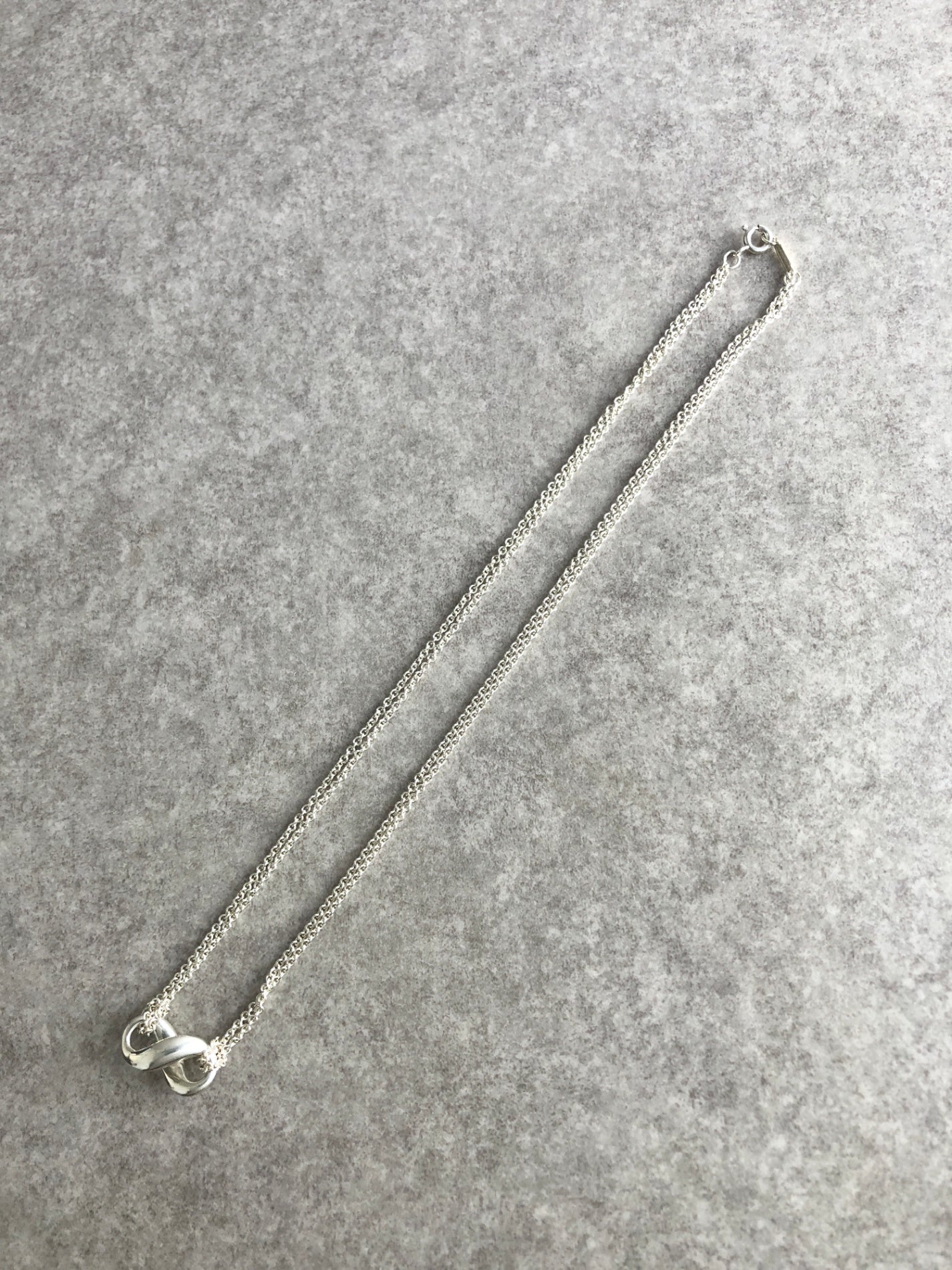 Tiffany & Co. SILVER925 Necklace Silver Vintage 5z3ygx