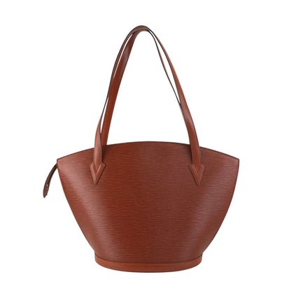 LOUIS VUITTON Epi Handbag Brown Vintage u5h6dx
