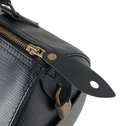 LOUIS VUITTON Epi Handbag Boston bag Black Vintage bria3m