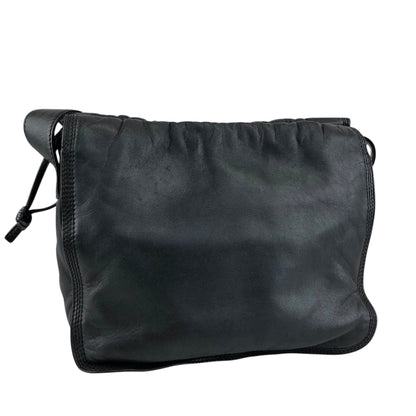 LOEWE Anagram Shoulder bag Black Vintage cdbjnf