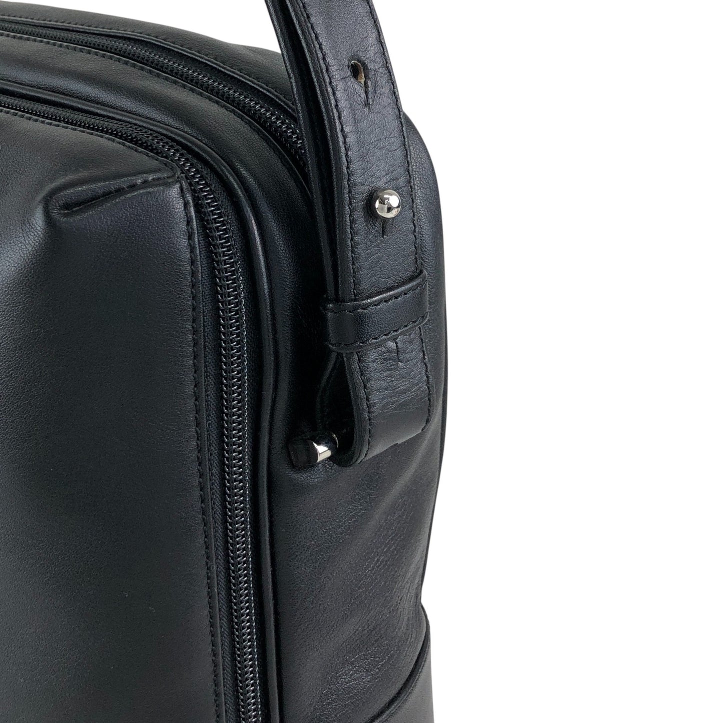 LOEWE Anagram Shoulder bag Black Vintage irfme7
