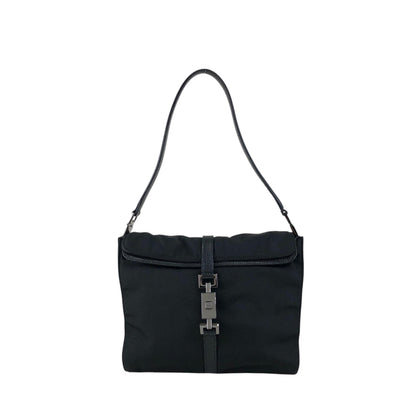 GUCCI Jackie Shoulder bag Black Vintage vunix3