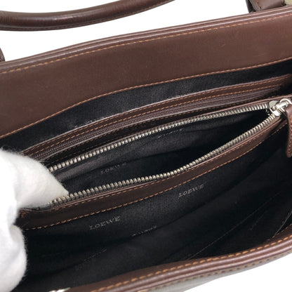 LOEWE Anagram Handbag Totebag Brown Vintage sr6m4v