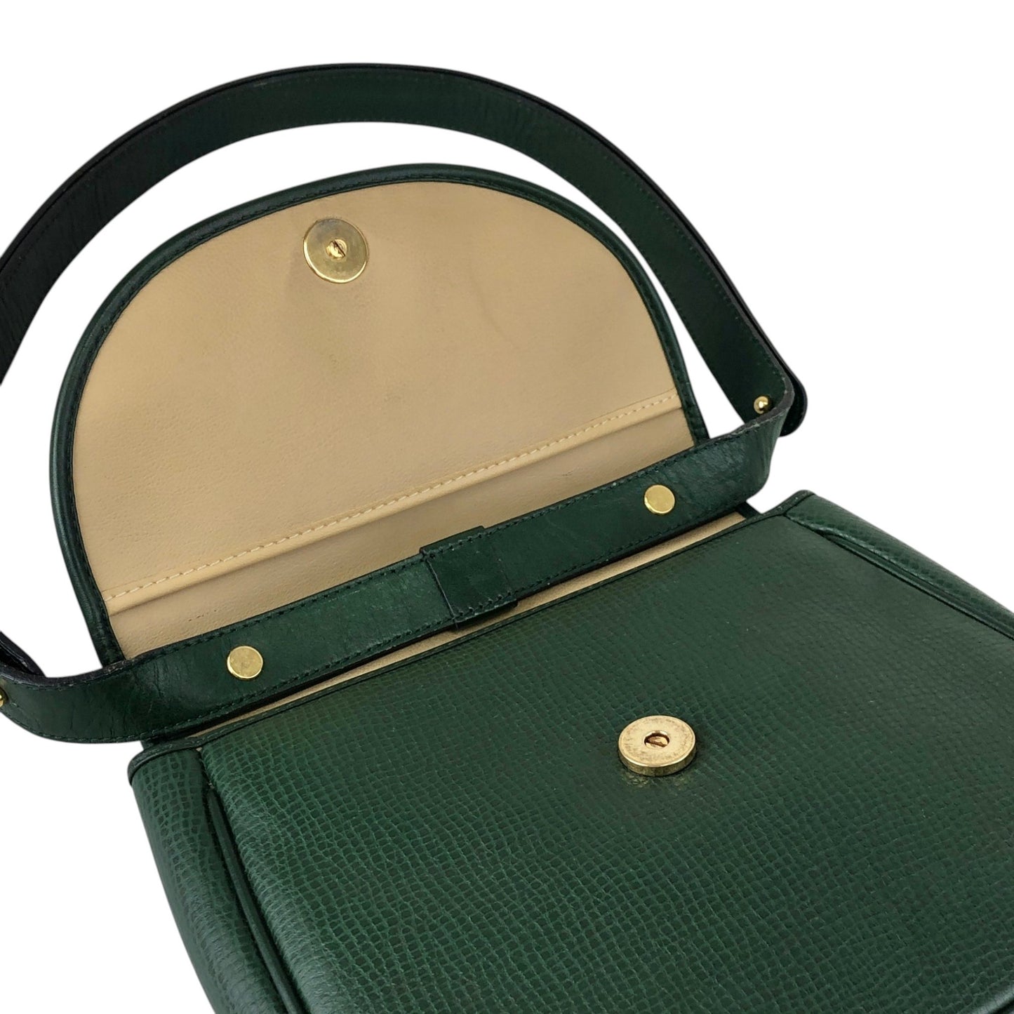 Christian Dior CD Logo Shoulder bag Green Vintage gi6xyr