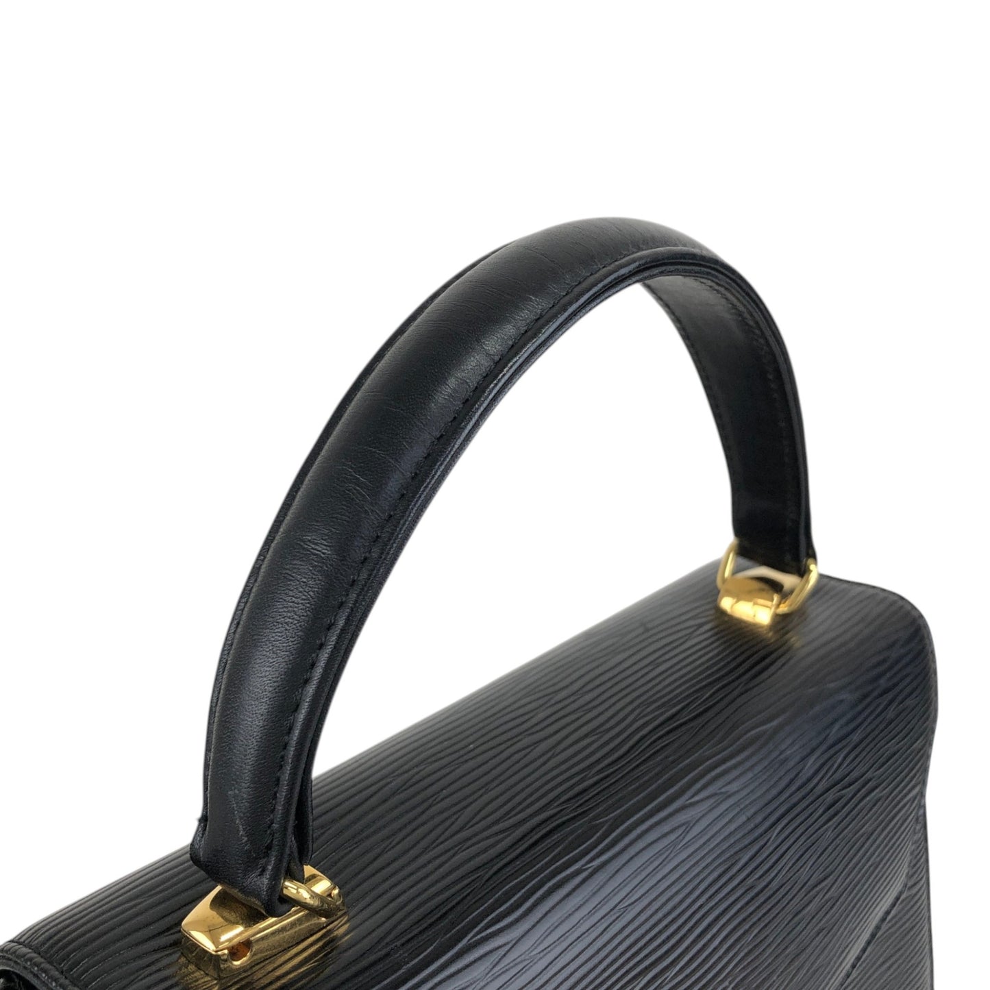 VALENTINO GARAVANI Circle Logo Two-way Handbag Shoulder bag Black Vintage swvrnt