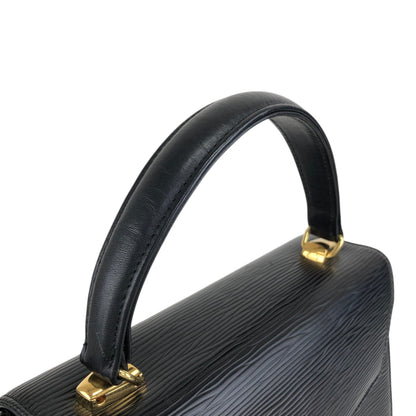VALENTINO GARAVANI Circle Logo Two-way Handbag Shoulder bag Black Vintage swvrnt