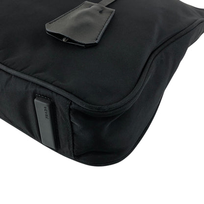 PRADA Tessuto Triangle Logo Totebag Black Vintage a6ap6j