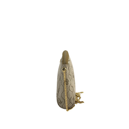 Christian Dior Honeycomb Logo Chain Shoulder bag Beige Vintage z74c8c