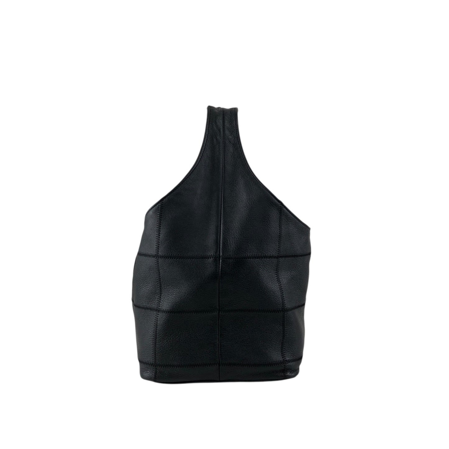 CHANEL Chocolate Bar Tassel Handbag Black A19981 Vintage fxmceh