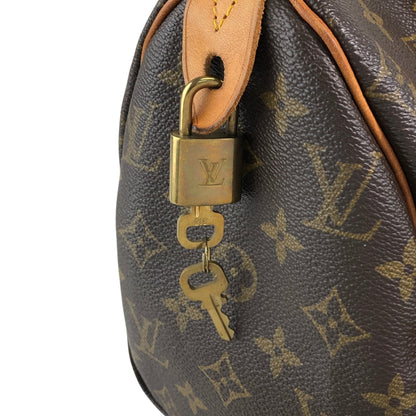LOUIS VUITTON Monogram Small Boston bag Handbag Brown M41528 Vintage ddzcpj