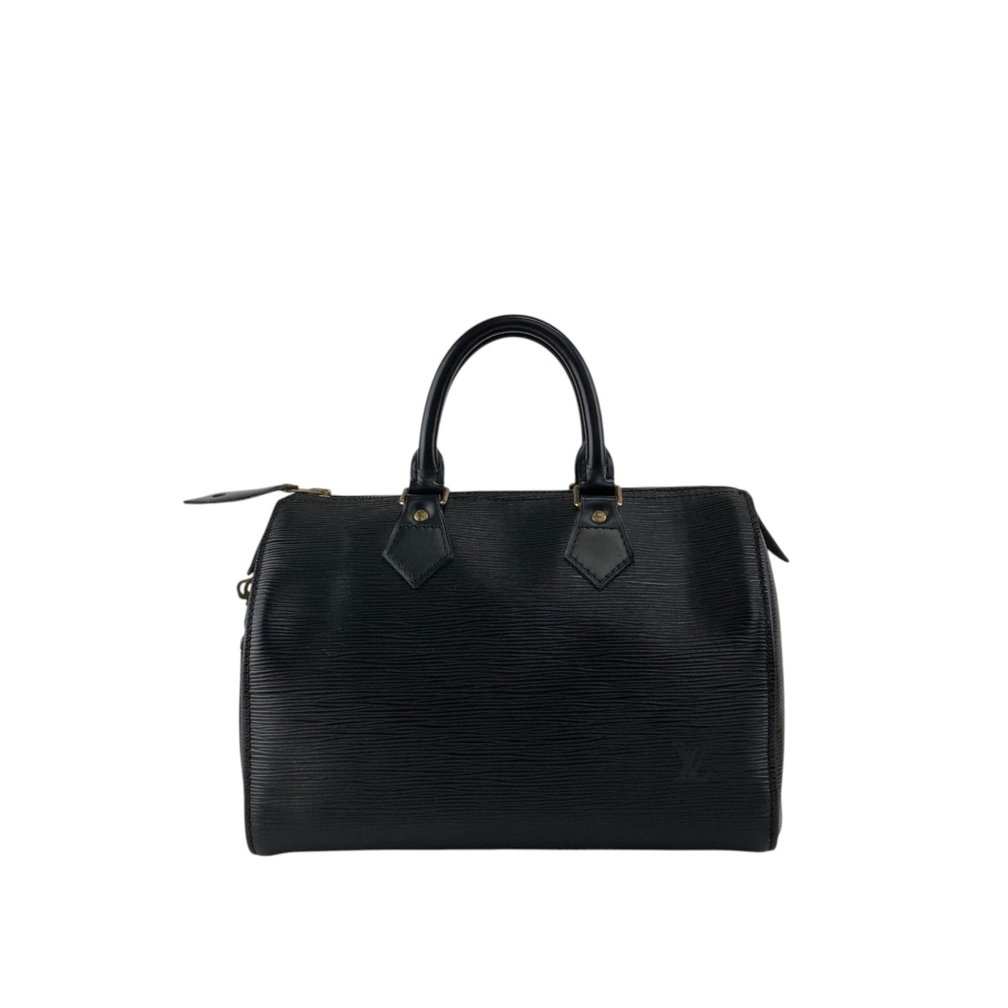 LOUIS VUITTON Epi Small Boston bag Handbag Black Vintage fd7wa4