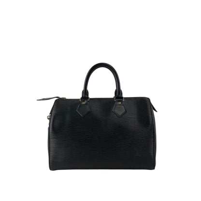 LOUIS VUITTON Epi Small Boston bag Handbag Black Vintage fd7wa4