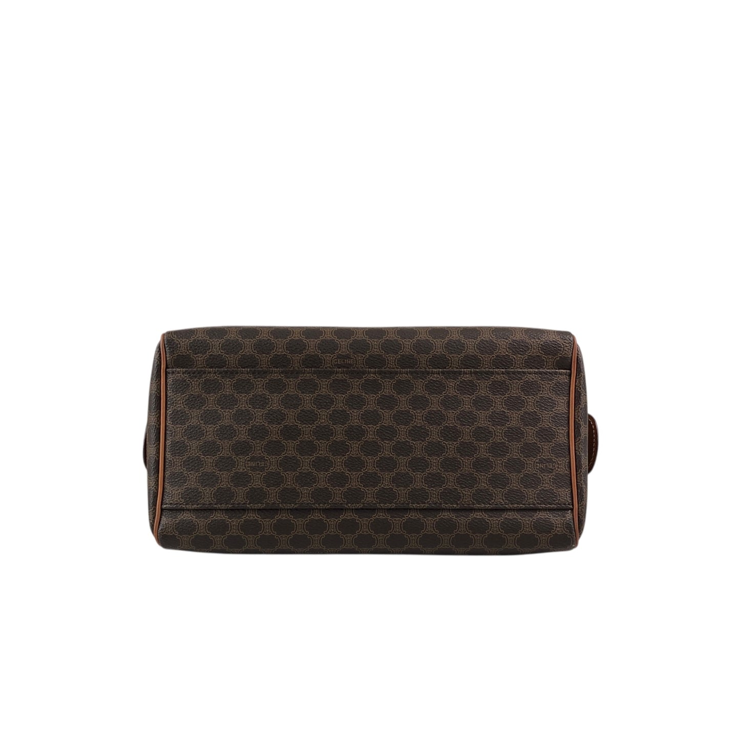 CELINE Macadam Blason Two-way Handbag Shoulder bag Brown Vintage mxkp72