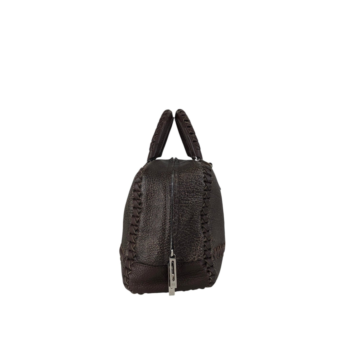 LOEWE Amazona28 Anagram Handbag Boston bag Brown Vintage hyvv3u
