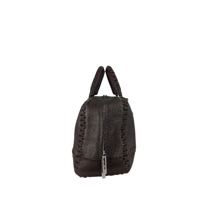 LOEWE Amazona28 Anagram Handbag Boston bag Brown Vintage hyvv3u