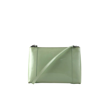 Christian Dior Logo Embossed Shoulder bag Green Vintage 7izpjd