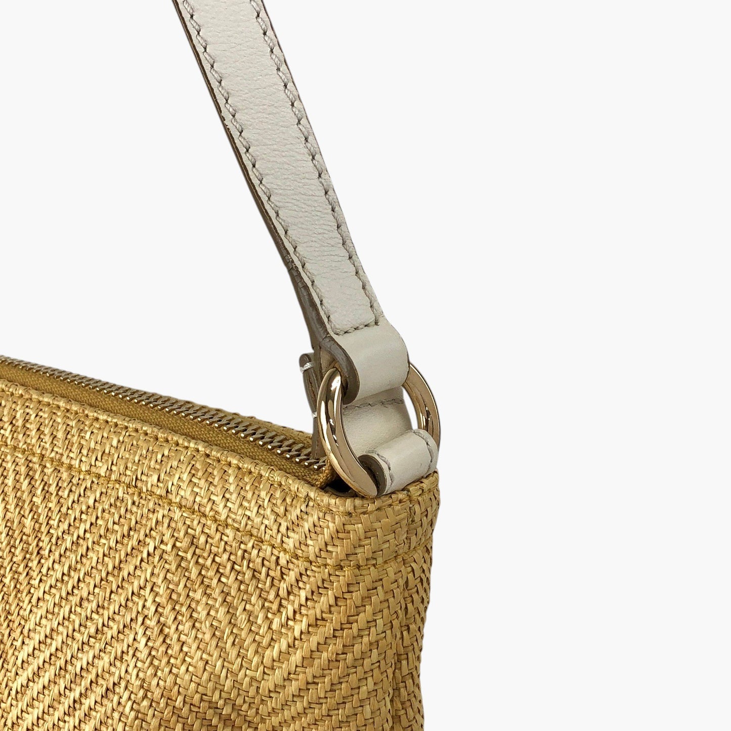 Salvatore Ferragamo Shoulder bag Beige AU-21 D035 Vintage mc74rn