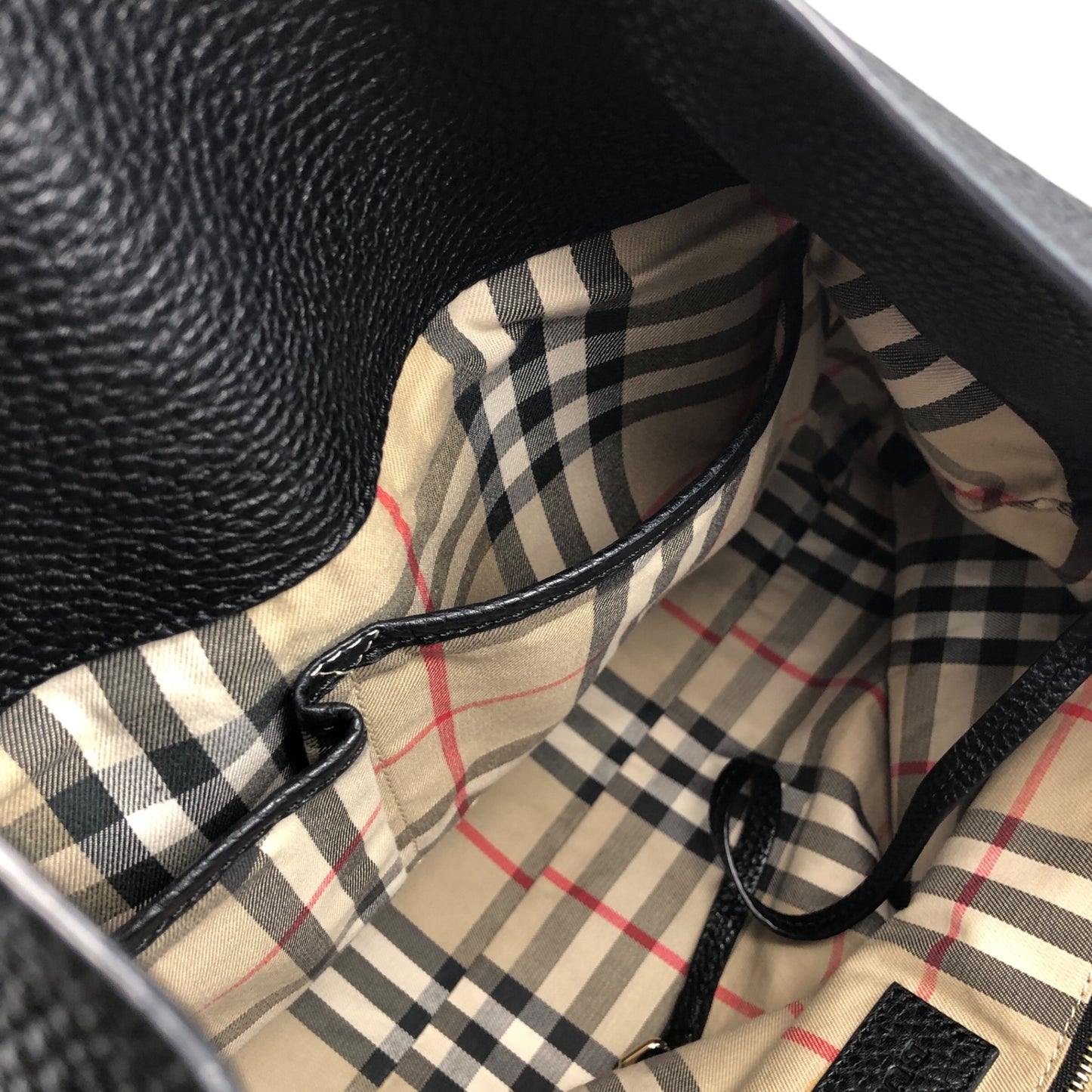 BURBERRY Logo Totebag Black Vintage u4ezwe