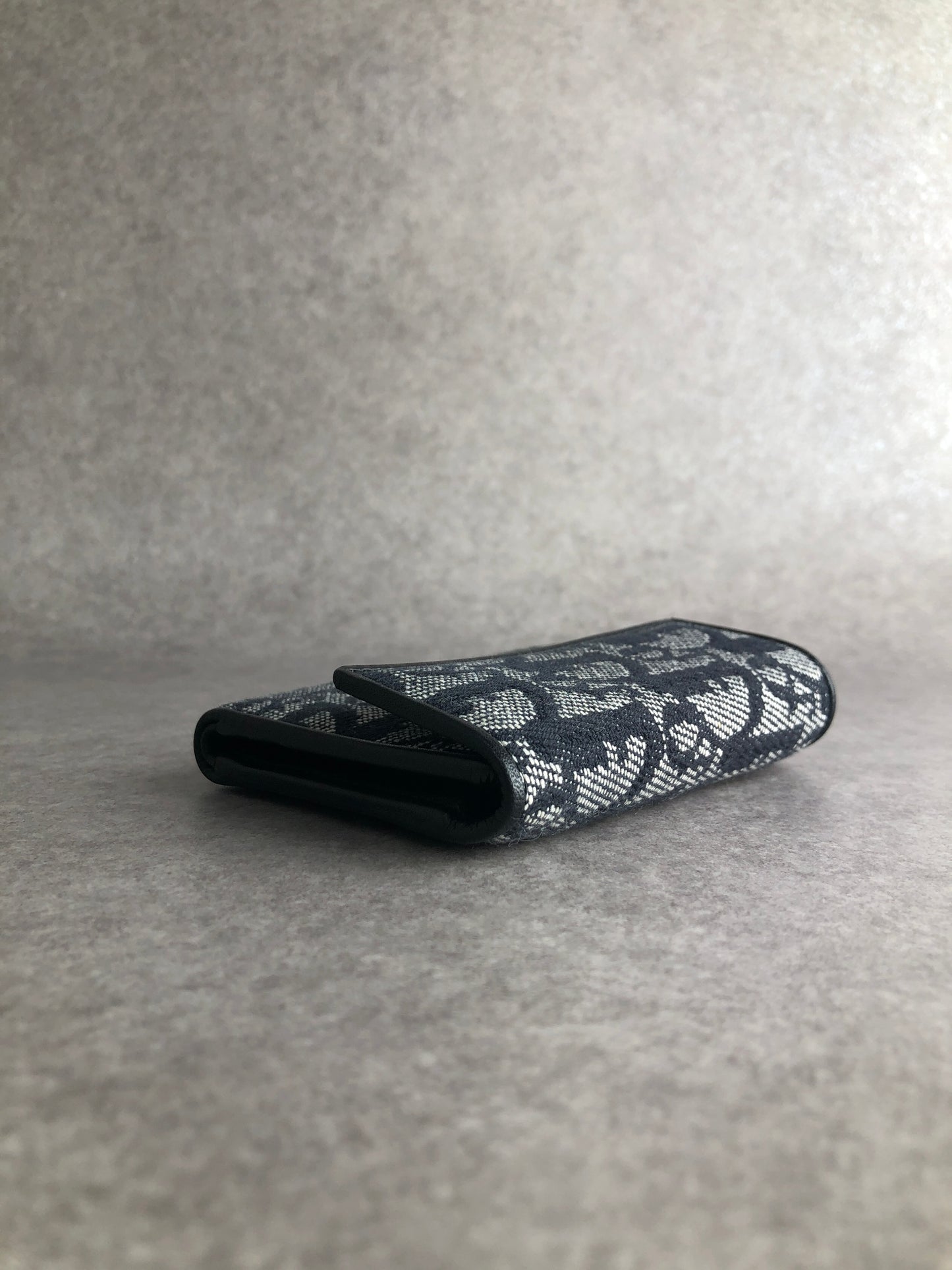 Christian Dior Trotter 折疊錢包 海軍藍 復古 azkkb6