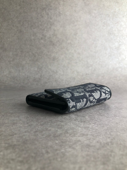 Christian Dior Trotter 折疊錢包 海軍藍 復古 azkkb6
