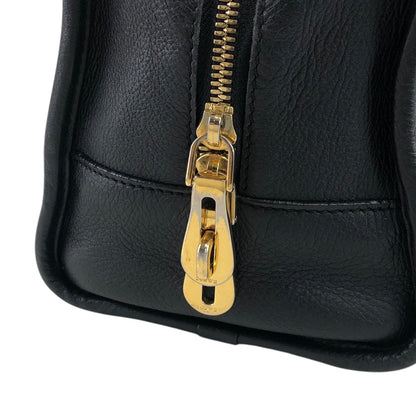 LOEWE Amazona28 Anagram Handbag Boston bag Black Vintage 4ve2yy