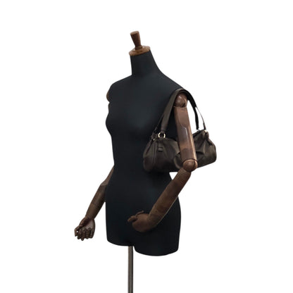 LOEWE Anagram Handbag Hobobag Brown Vintage mcgv5x