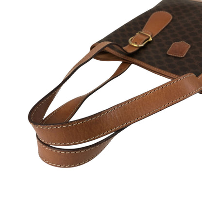 CELINE Macadam Blason Handbag Totebag Brown Vintage kyi4km
