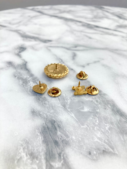 CELINE Blason 金色復古 tc6hnf 