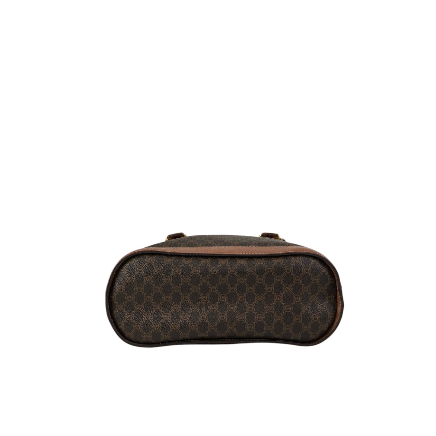 CELINE Macadam Blason Handbag Totebag Brown Vintage kyi4km