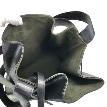 LOUIS VUITTON Epi Shoulder bag Black Vintage st4rdc