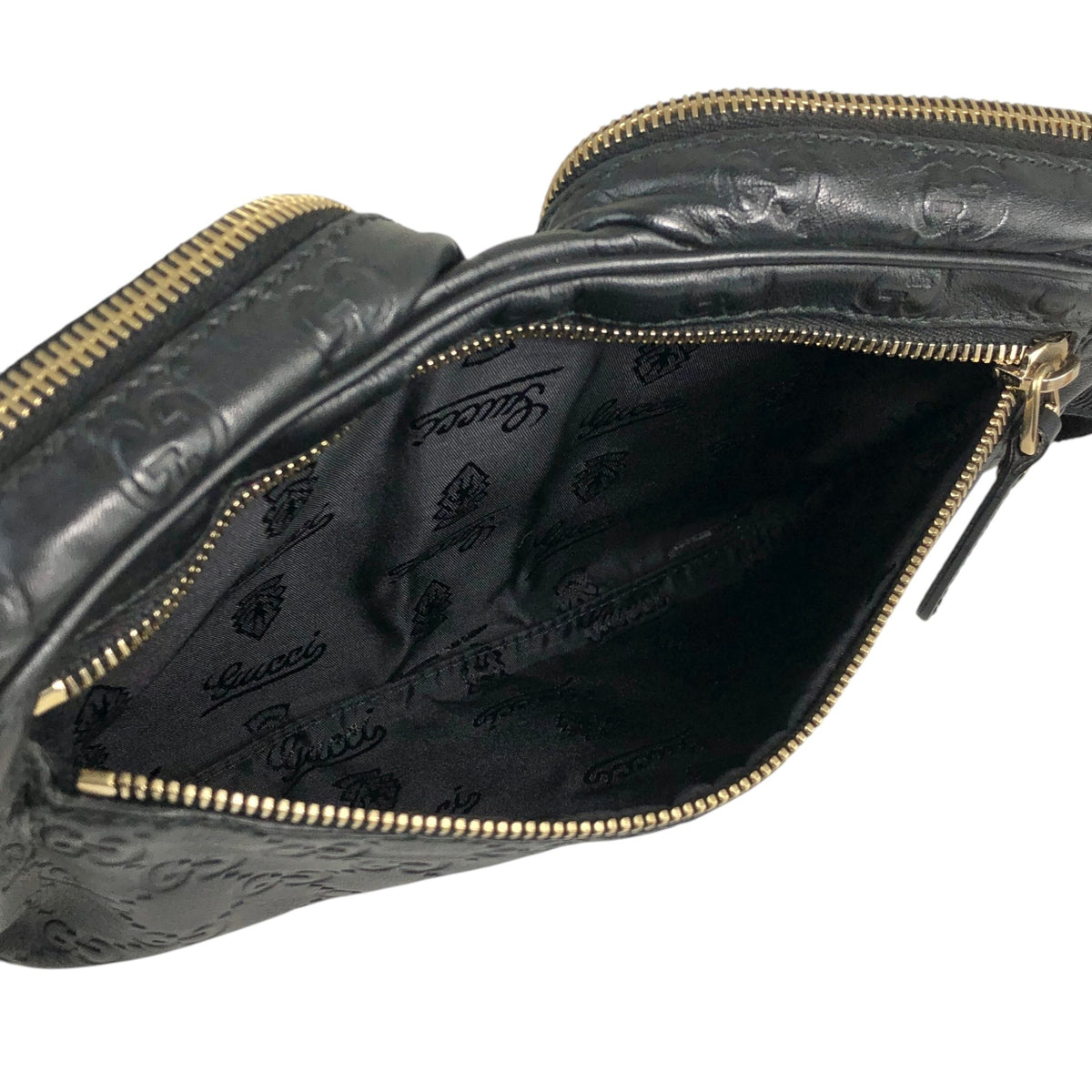 GUCCI Shoulder bag Sling bag Black Vintage 2b2jge