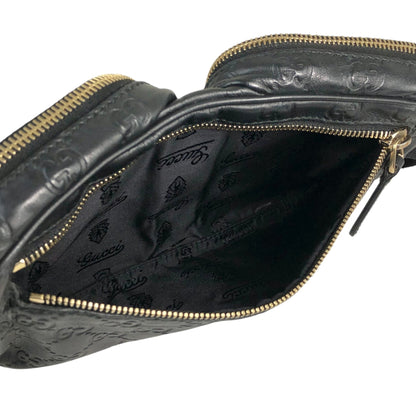 GUCCI Shoulder bag Sling bag Black Vintage 2b2jge