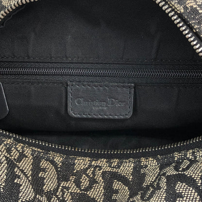 Christian Dior Trotter Small Handbag Vanity bag Black Vintage zxykbr