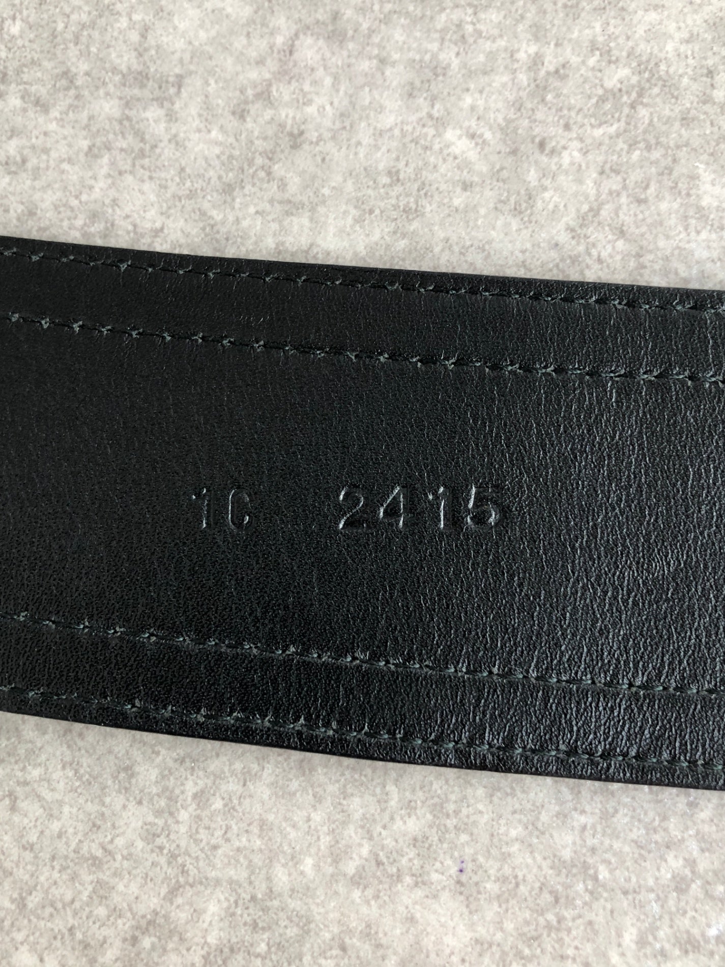 PRADA Logo Belt Black Vintage mverzc