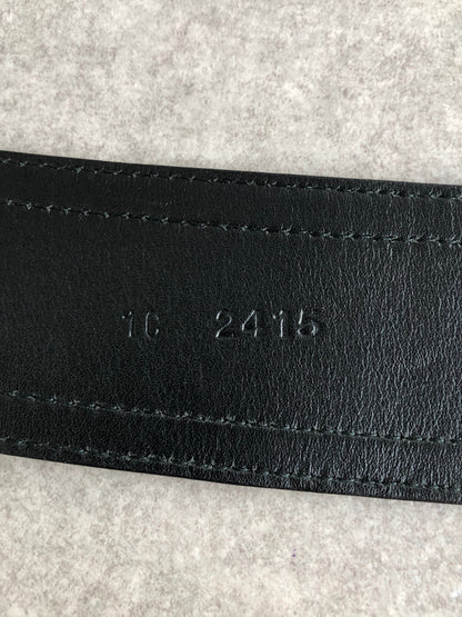 PRADA Logo Belt Black Vintage mverzc