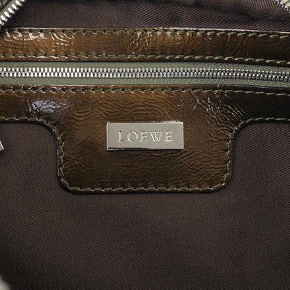 LOEWE Amazona28 Anagram Handbag Brown Vintage j8tjia