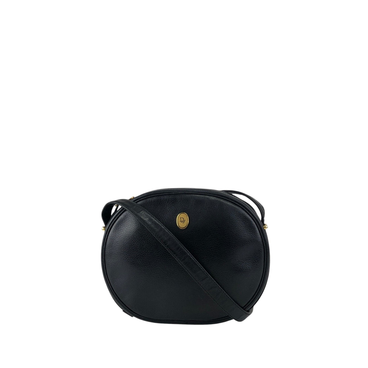 Christian Dior Logo Shoulder bag Black Vintage txbb5d