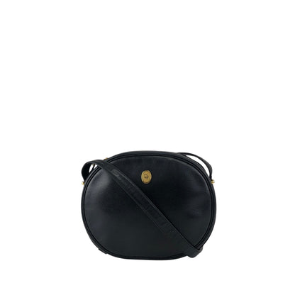 Christian Dior Logo Shoulder bag Black Vintage txbb5d