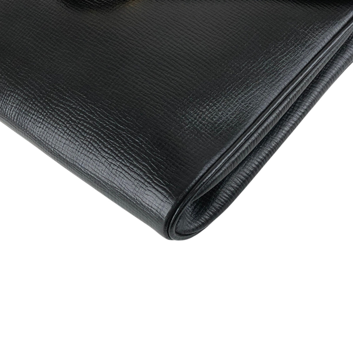CELINE Circle Logo Shoulder bag Black Vintage 3sg788