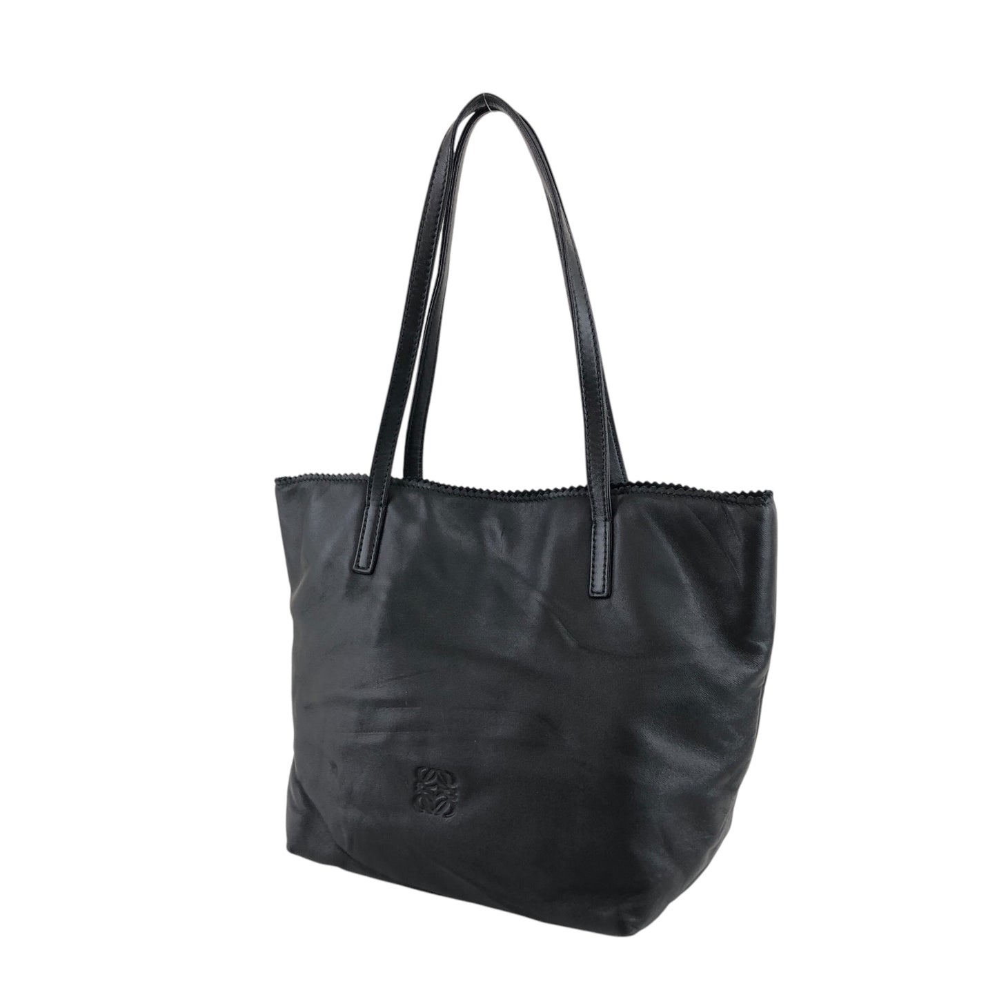 LOEWE Anagram Totebag Black Vintage jx8w62