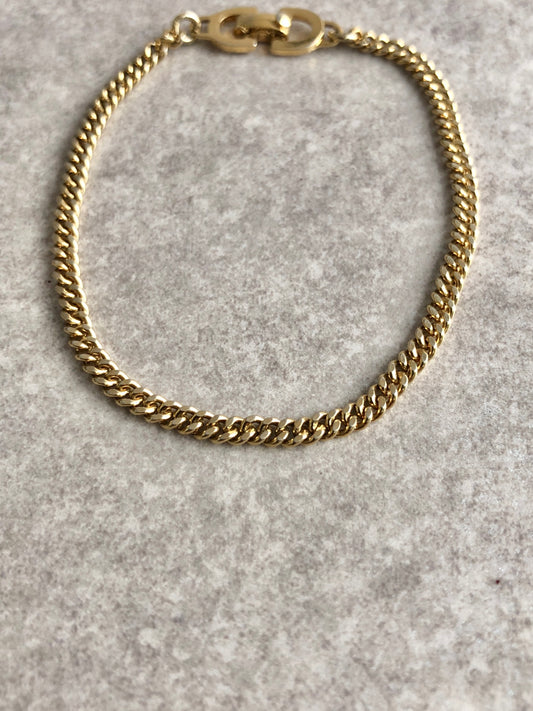 Christian Dior Bracelet Gold Vintage t74wam