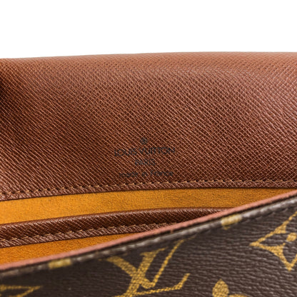 LOUIS VUITTON Monogram 單肩包 棕色 復古 ir4uvs