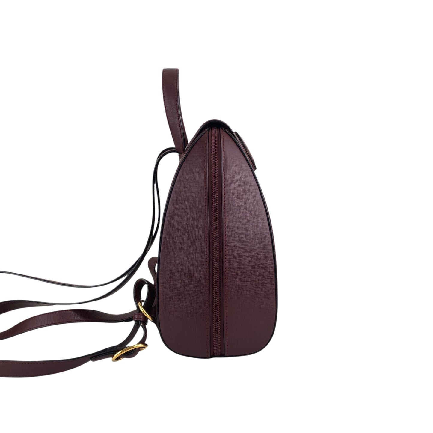 Cartier Logo Turn Lock Backpack Bordeaux Vintage m4jsic